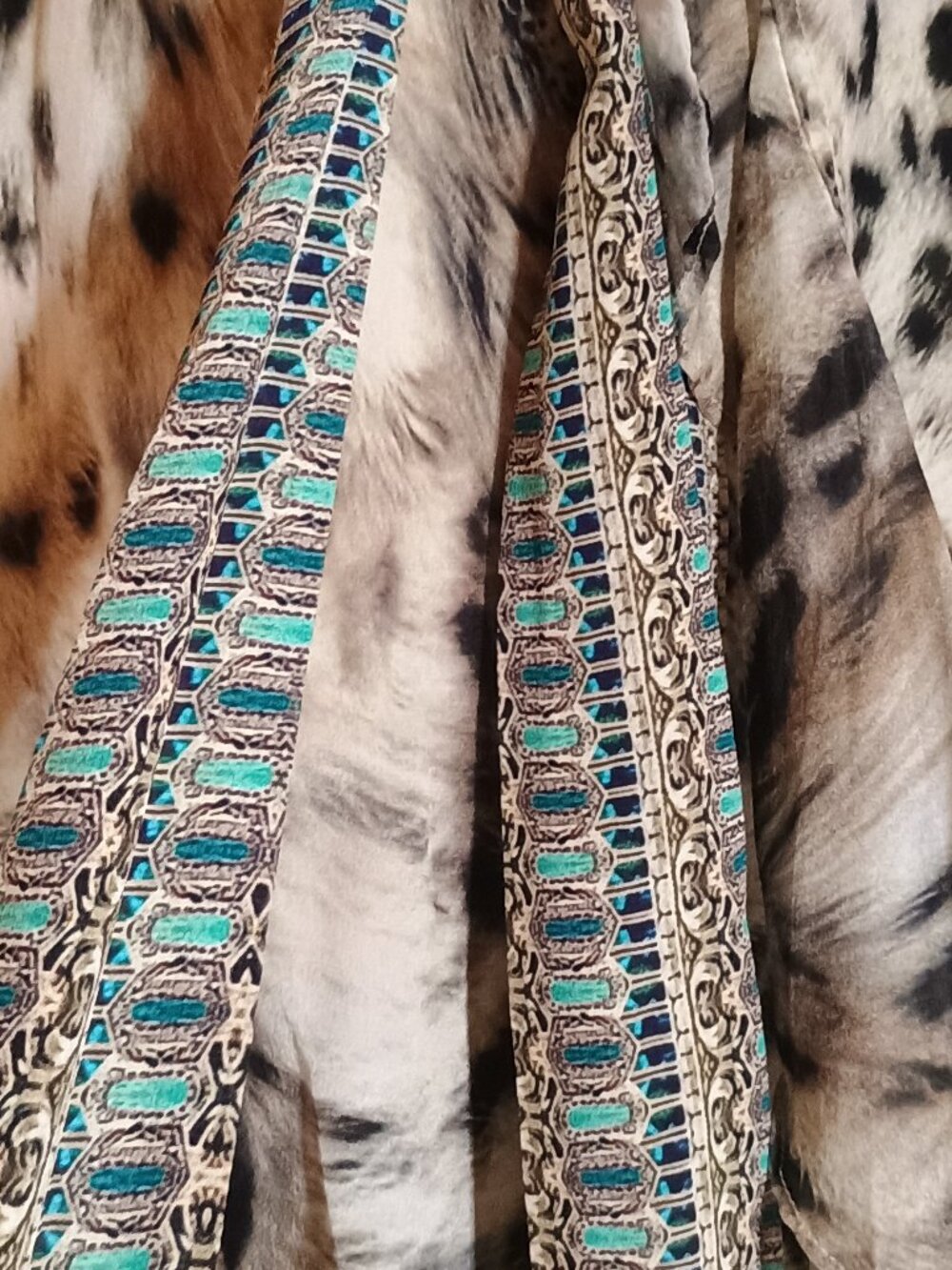 Camilla Snow Whispers silk dress wrap S BEAUTIFUL! - Picture 7 of 7